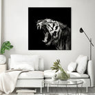 Primal Yawn #4 by Christian Meermann on GIANT ART - feline animal feline