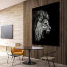 Roaring Lion #2 by Christian Meermann on GIANT ART - feline animal feline
