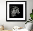 Roaring Lion #2 by Christian Meermann on GIANT ART - feline animal feline