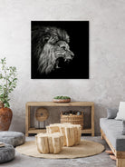 Roaring Lion #2 by Christian Meermann on GIANT ART - feline animal feline