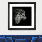 Roaring Lion #2 by Christian Meermann on GIANT ART - feline animal feline