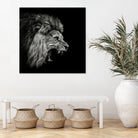 Roaring Lion #2 by Christian Meermann on GIANT ART - feline animal feline