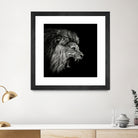Roaring Lion #2 by Christian Meermann on GIANT ART - feline animal feline