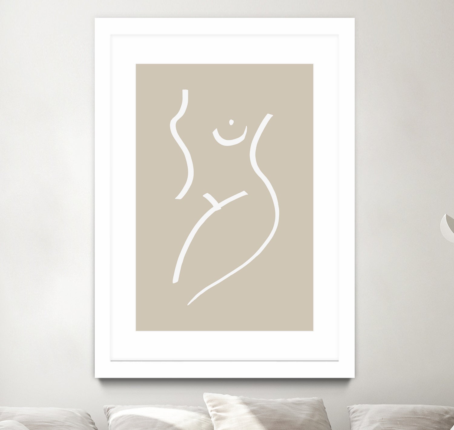 Body Sketch Sand by Pictufy on GIANT ART - line art woman