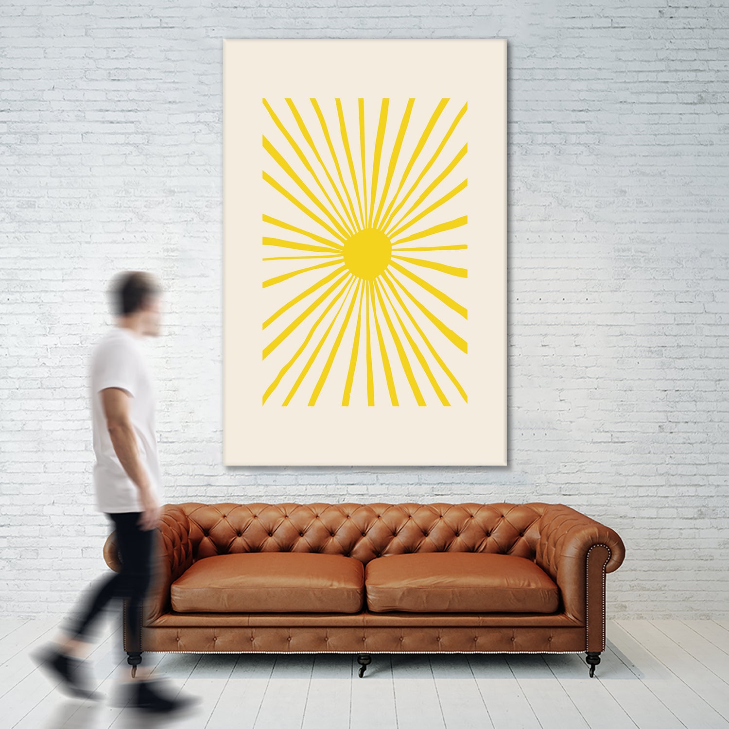 The Sun by Pictufy on GIANT ART - geometric sun