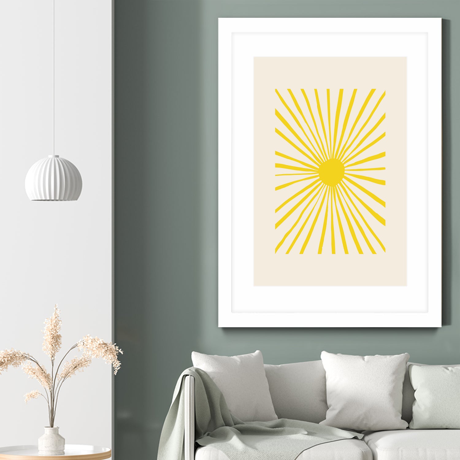 The Sun by Pictufy on GIANT ART - geometric sun