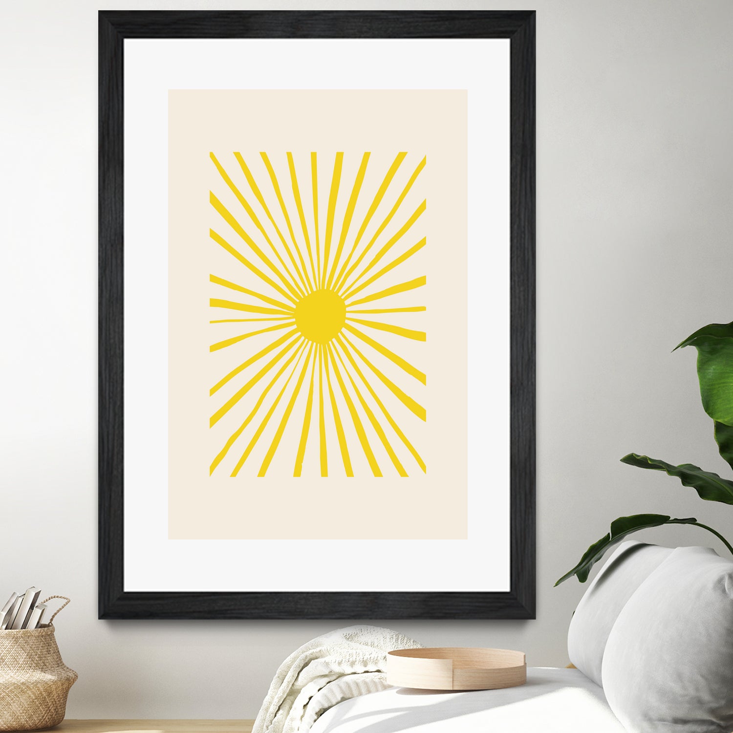 The Sun by Pictufy on GIANT ART - geometric sun