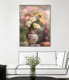 Still life with flowers by Andrey on GIANT ART - pink botanical flowers