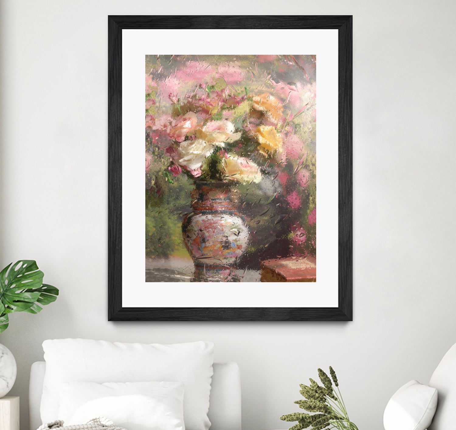 Still life with flowers by Andrey on GIANT ART - pink botanical flowers