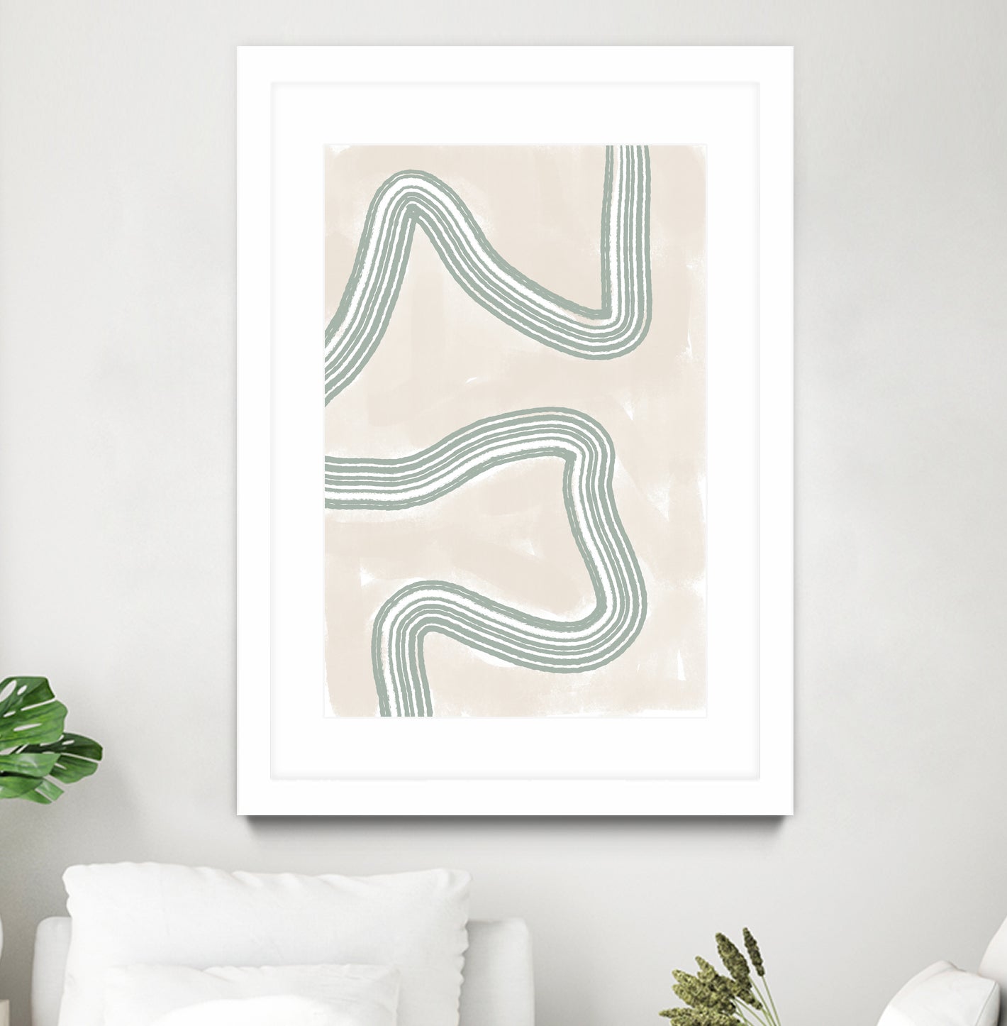 Curved Tranquility by uplusmestudio on GIANT ART - abstract abstract artwork