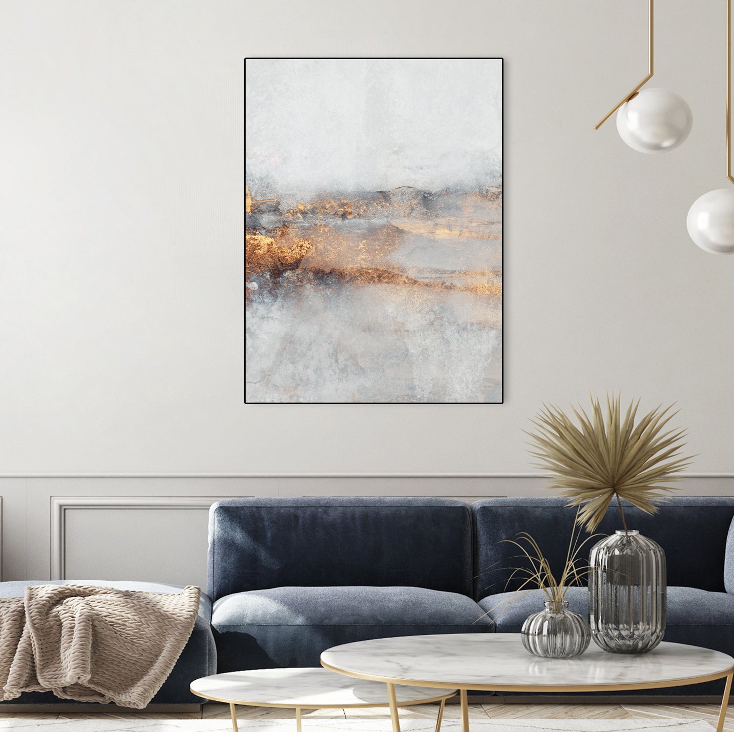Fog by Elisabeth on GIANT ART - illustration gold