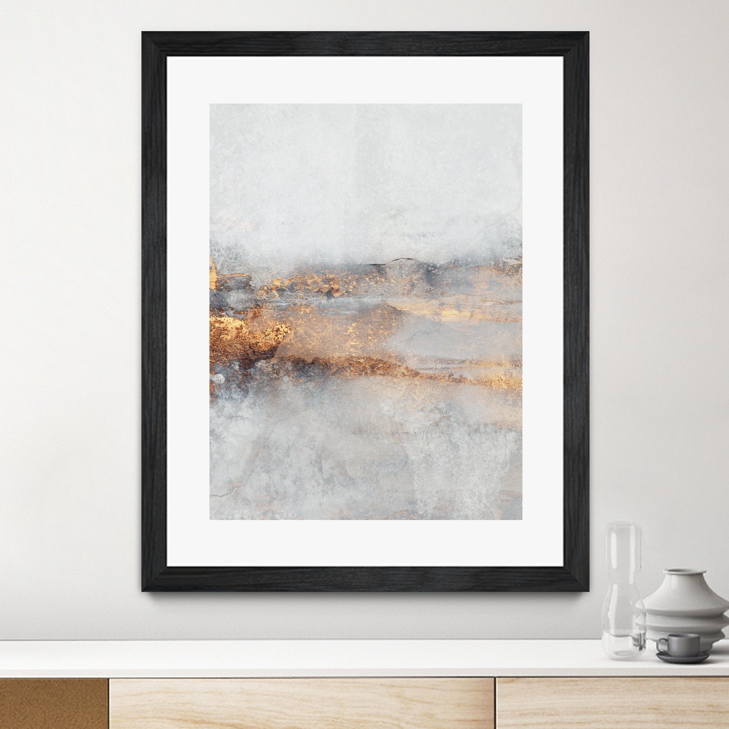 Fog by Elisabeth on GIANT ART - illustration gold
