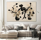 Cherry Blossom Branch by Treechild on GIANT ART - black  framed canvas