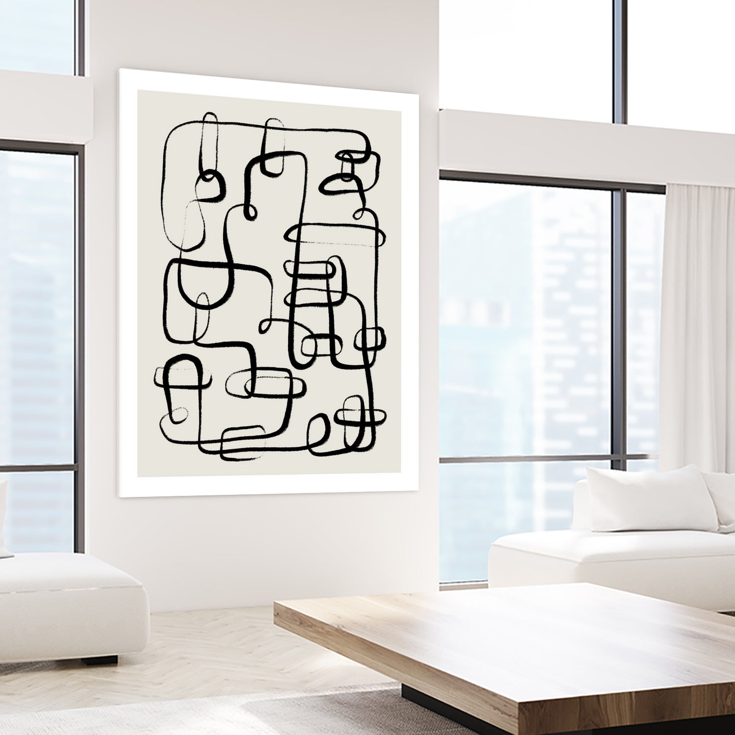 Endless Curves Dance by Treechild on GIANT ART - line art abstract art