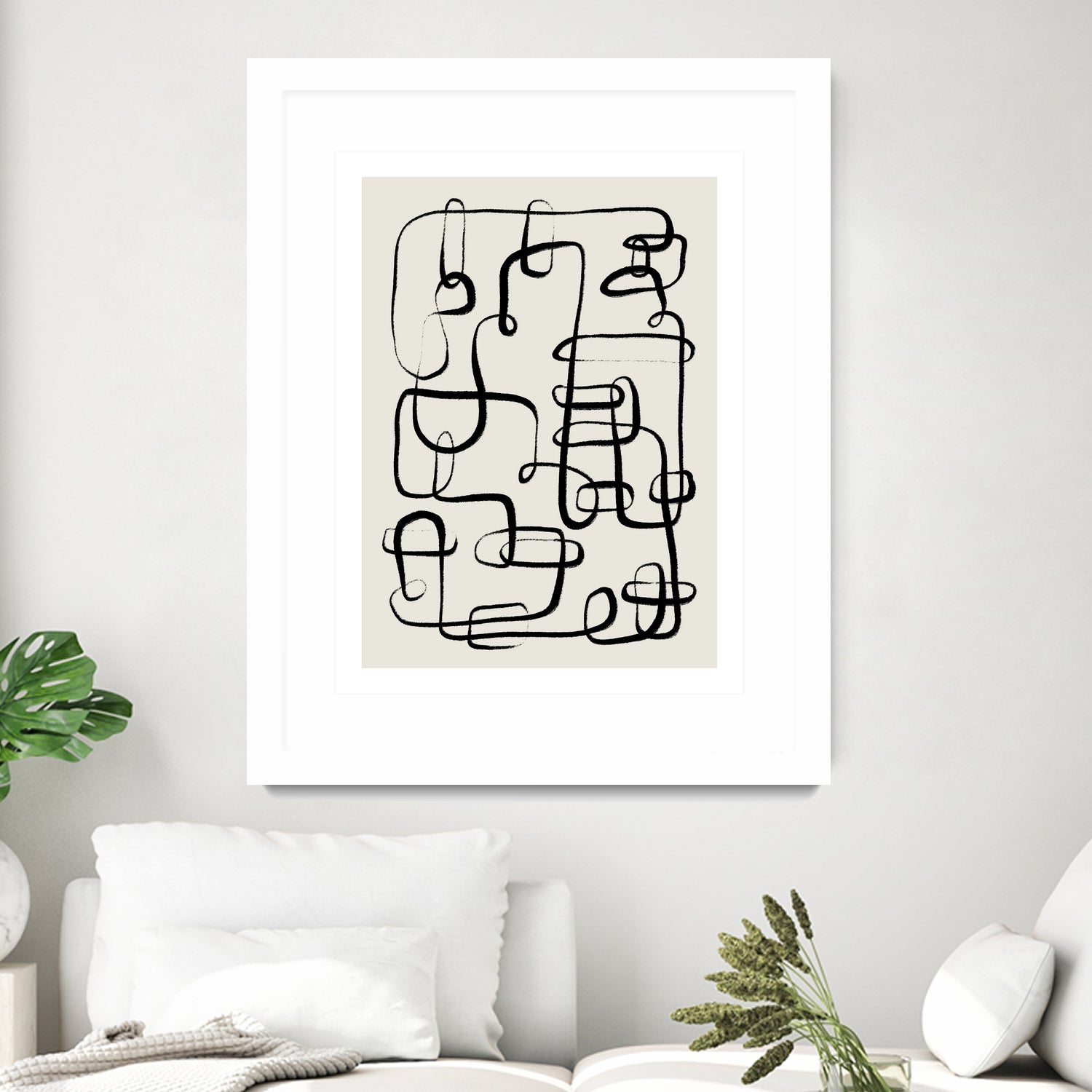 Endless Curves Dance by Treechild on GIANT ART - line art abstract art