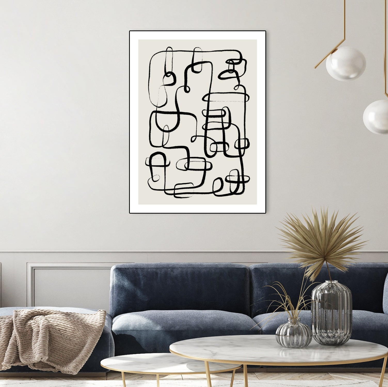 Endless Curves Dance by Treechild on GIANT ART - line art abstract art