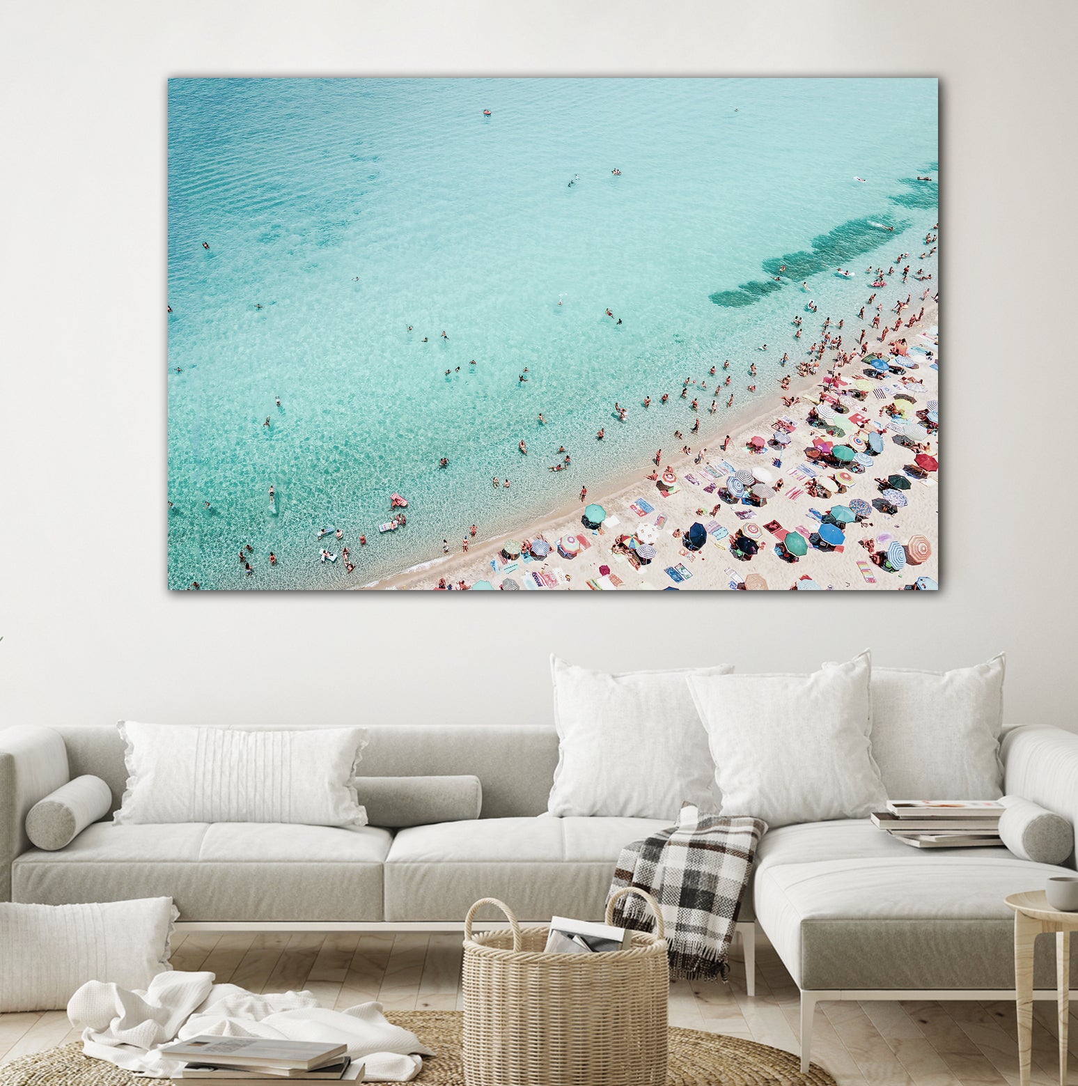 Busy Beach by Kathrin on GIANT ART - photography water