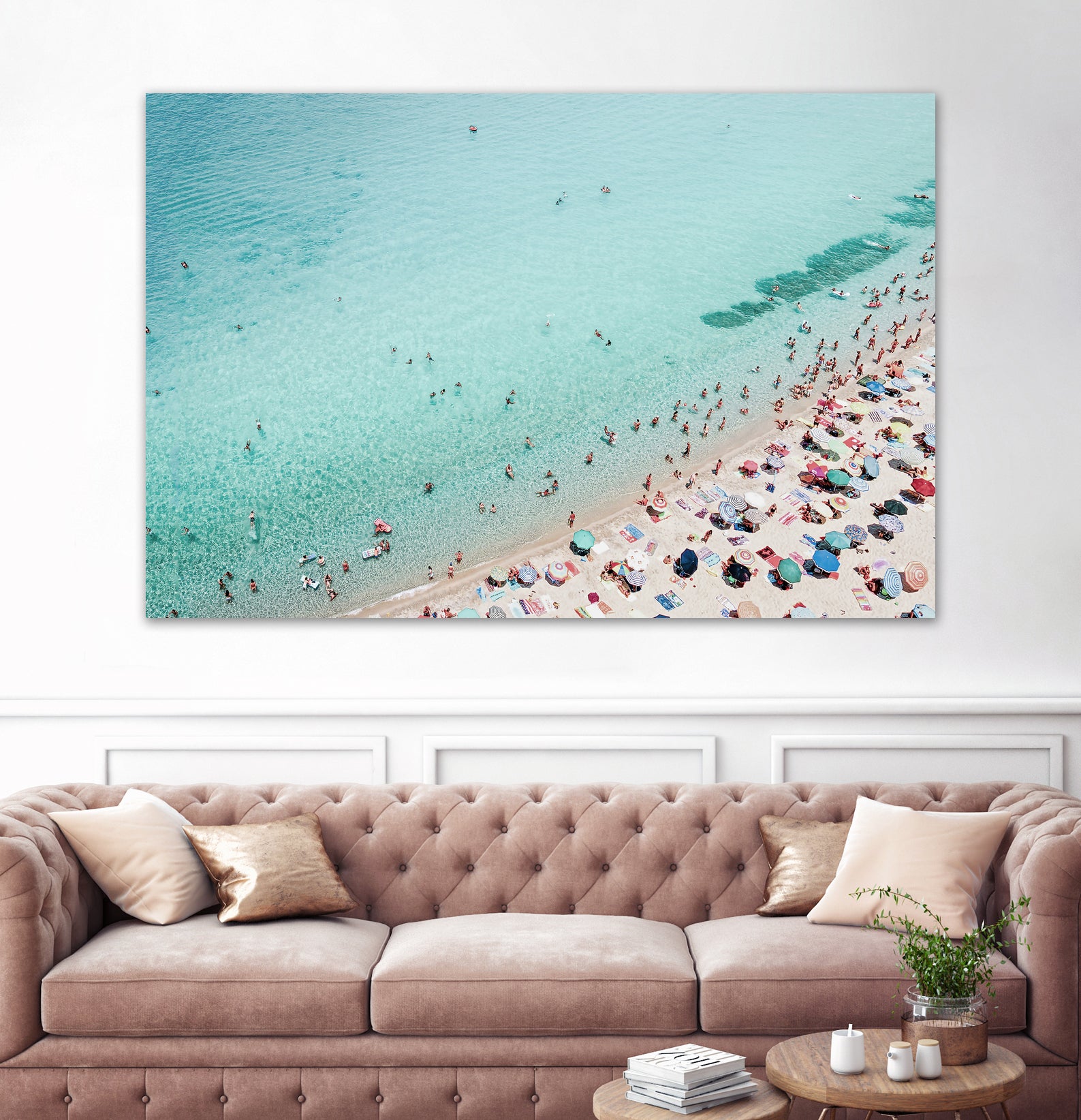 Busy Beach by Kathrin on GIANT ART - photography water