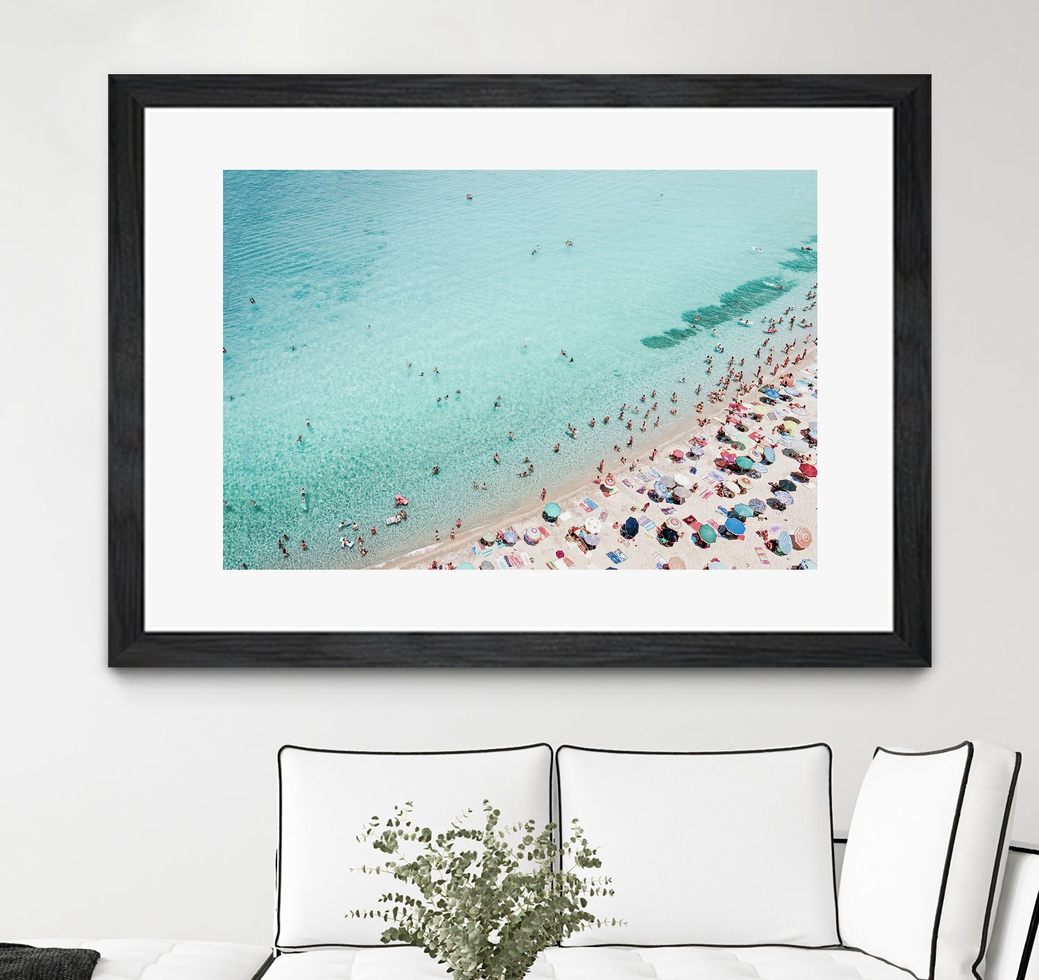 Busy Beach by Kathrin on GIANT ART - photography water