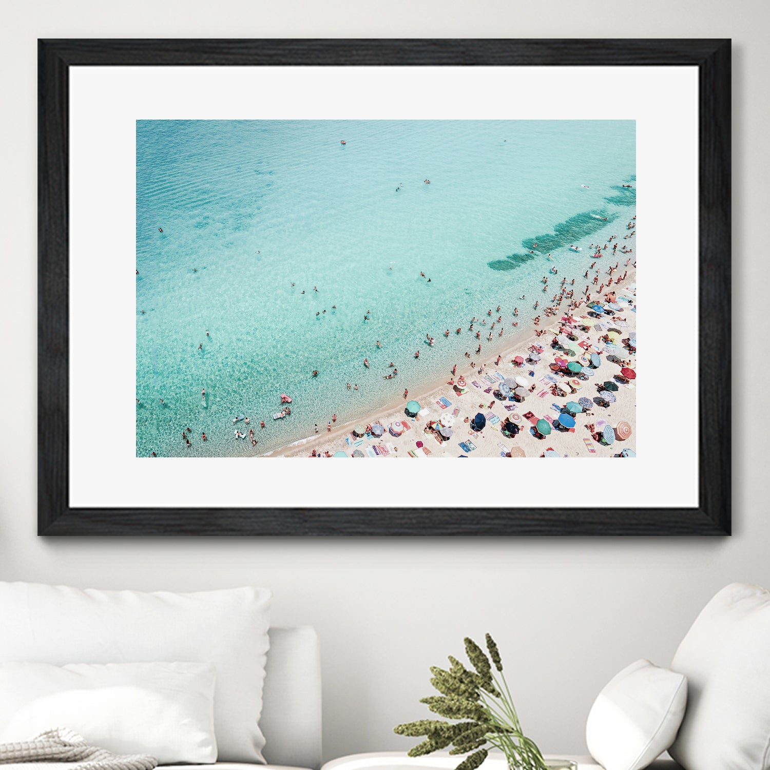 Busy Beach by Kathrin on GIANT ART - photography water