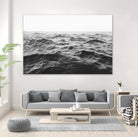 Wavy Horizon BW by Kathrin Pienaar on GIANT ART - landscape sea
