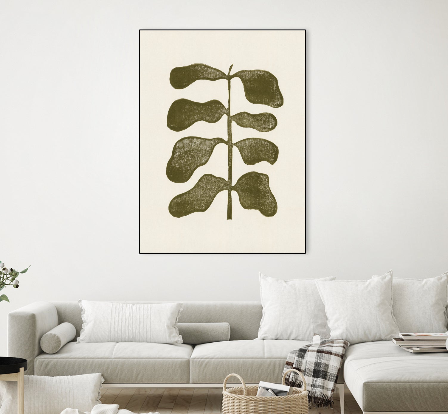 Linocut Plant by Alisa Galitsyna on GIANT ART - 7143 illustration