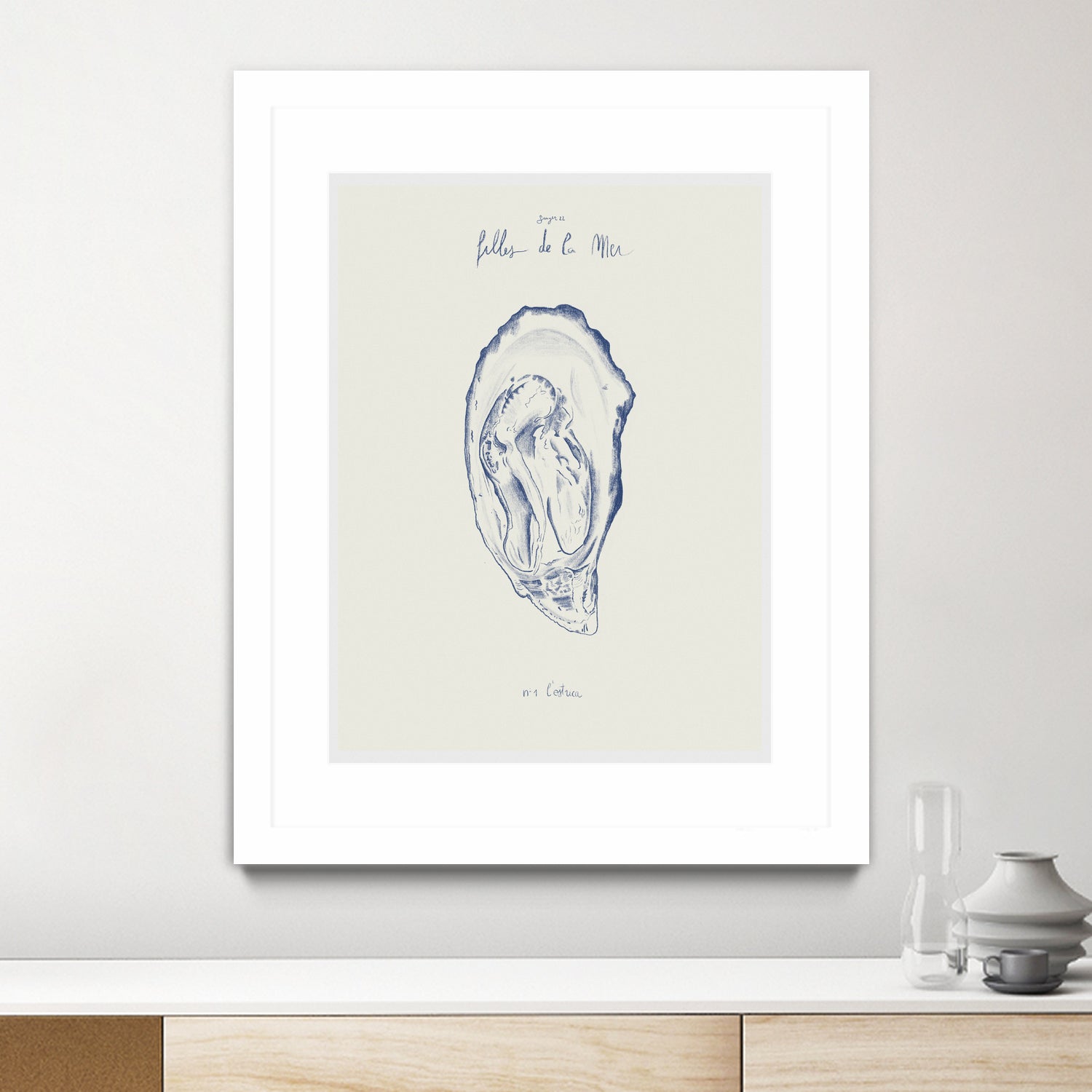 Filles de la mer n.1 - La¬Ä¬ôostrica by Giulia Mora on GIANT ART - illustration mora