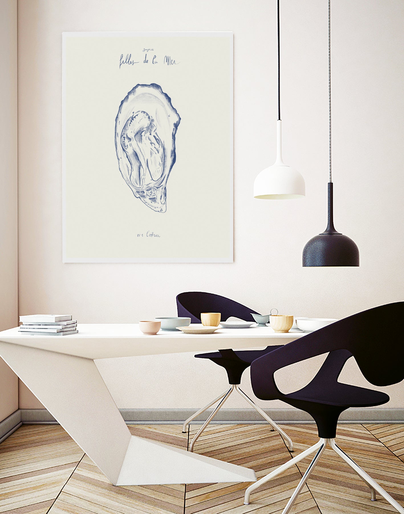 Filles de la mer n.1 - La¬Ä¬ôostrica by Giulia Mora on GIANT ART - illustration mora