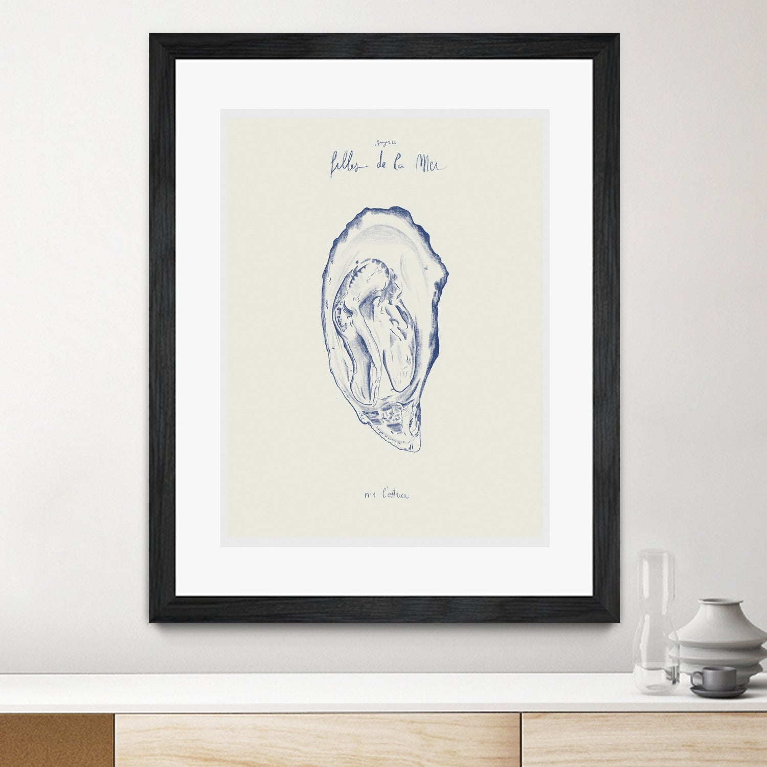 Filles de la mer n.1 - La¬Ä¬ôostrica by Giulia Mora on GIANT ART - illustration mora