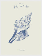Filles de la mer n.2 - La conchiglia by Giulia Mora on GIANT ART - blue costal  mora