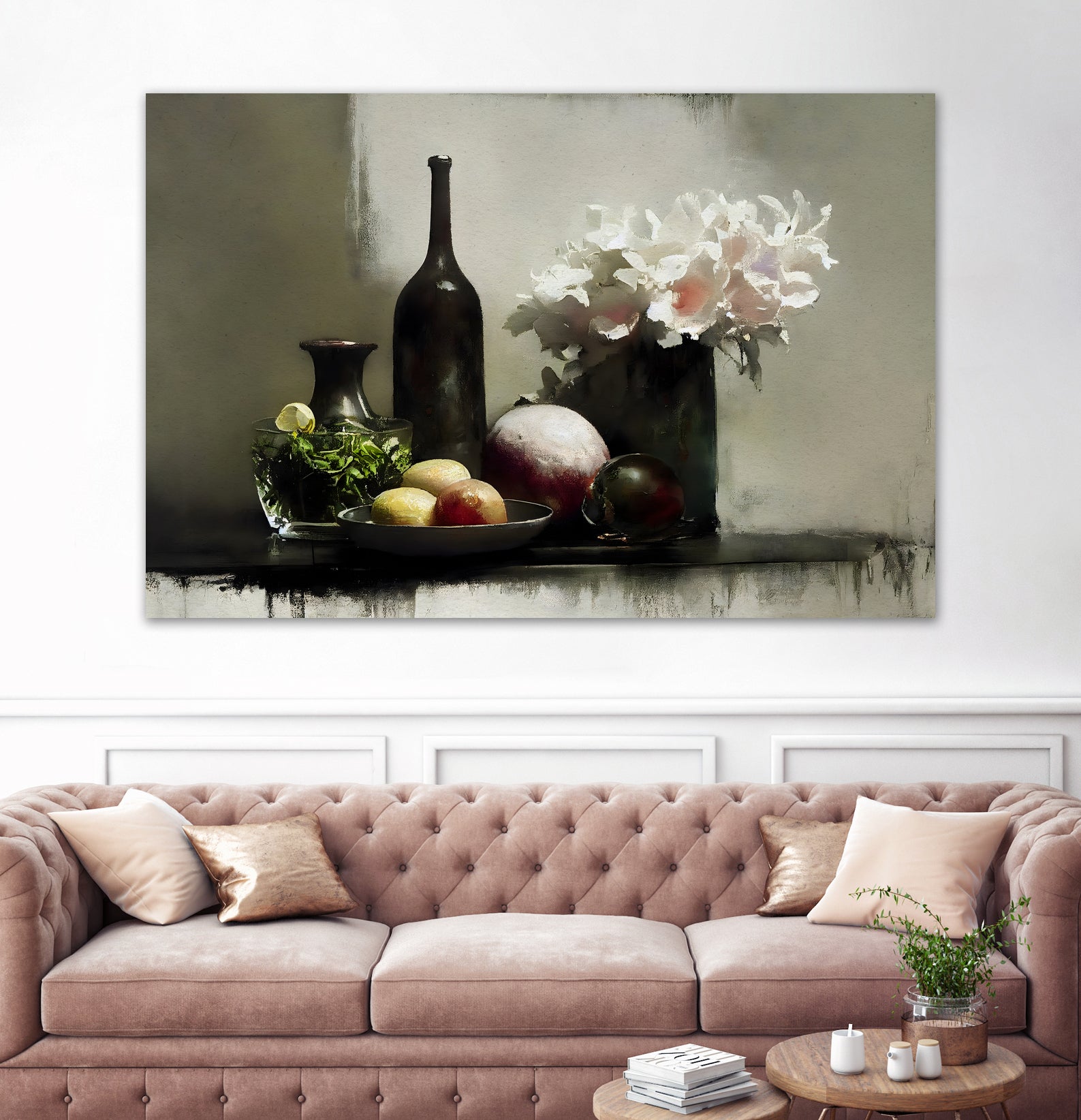 Stilllife With Black Bottle by Treechild on GIANT ART - still life stilllife