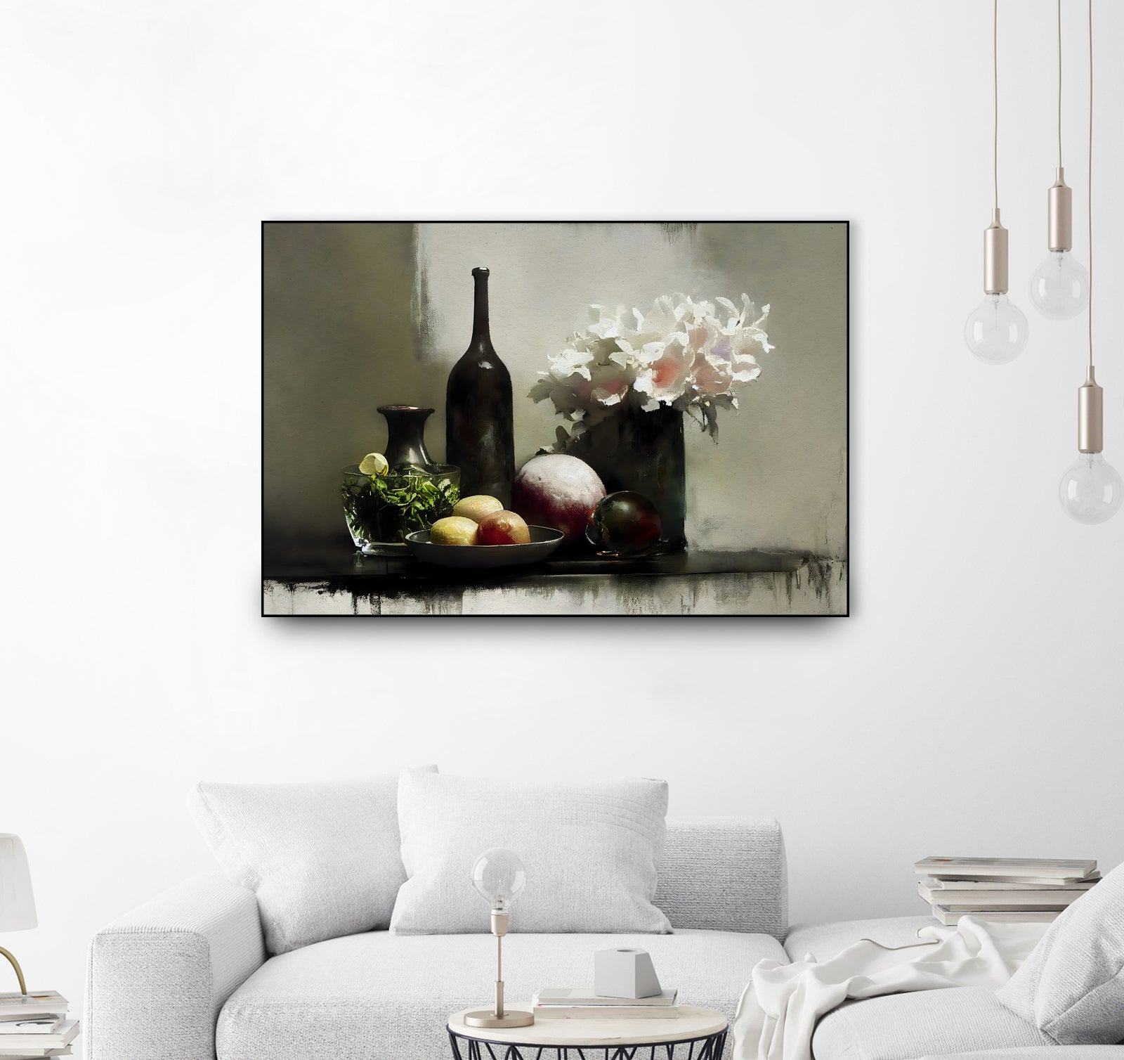 Stilllife With Black Bottle by Treechild on GIANT ART - still life stilllife