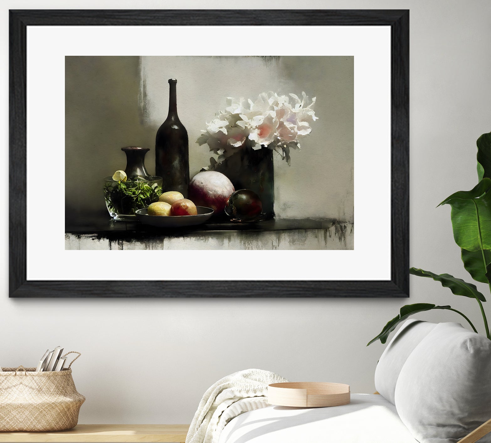 Stilllife With Black Bottle by Treechild on GIANT ART - still life stilllife