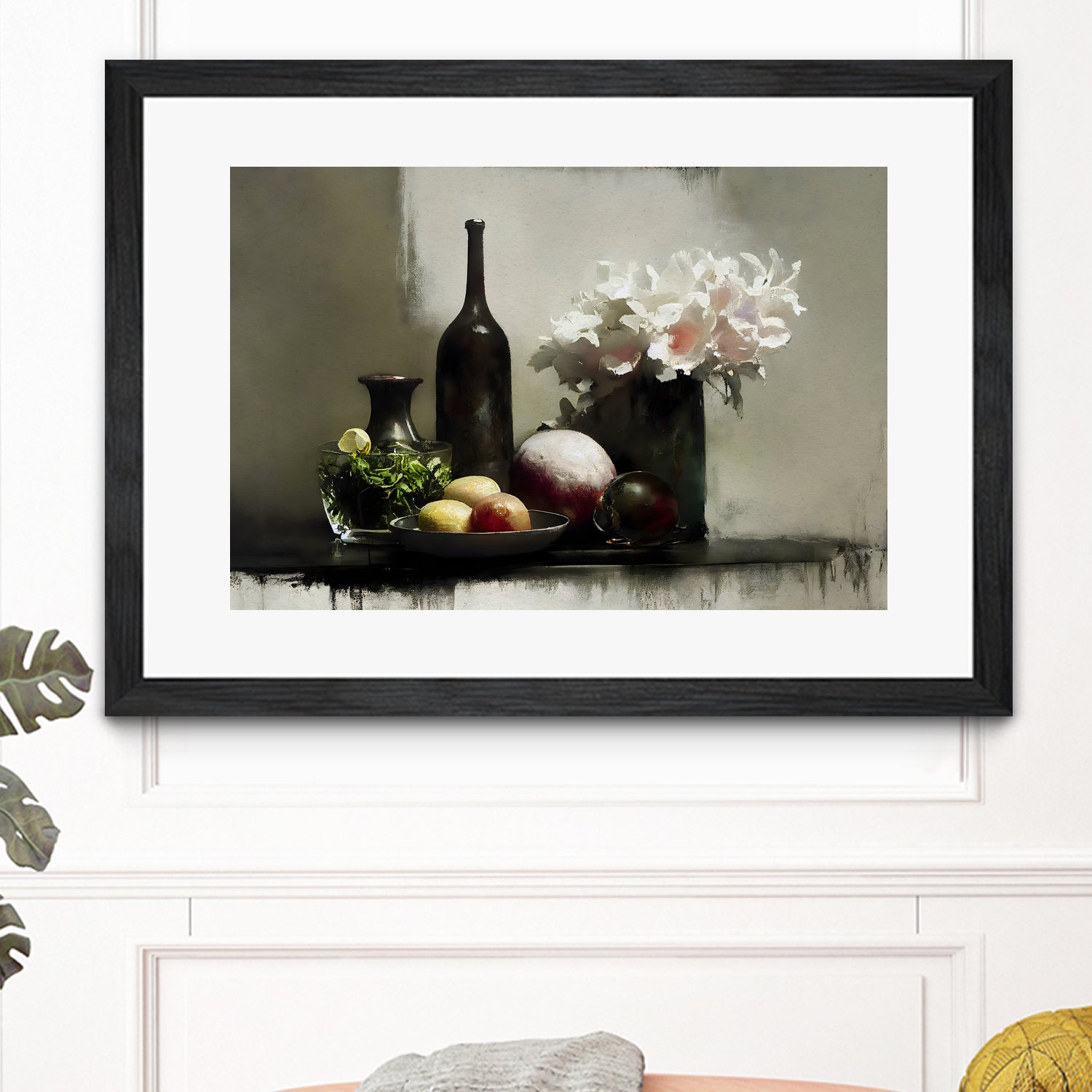 Stilllife With Black Bottle by Treechild on GIANT ART - still life stilllife