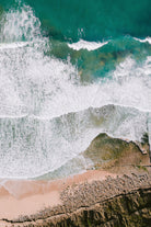 Waves by Raisa Zwart on GIANT ART - green coastal