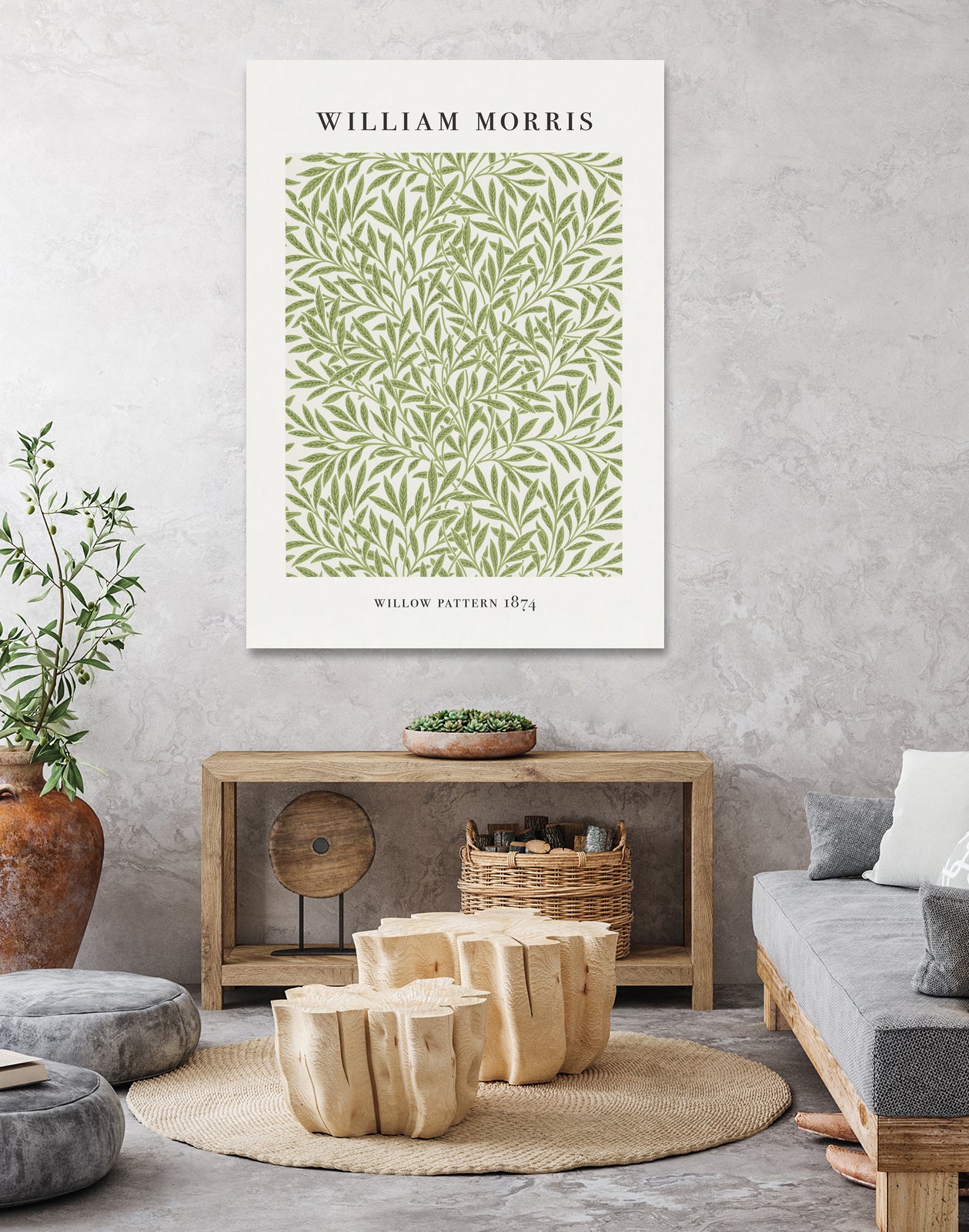 Willow Pattern by William Morris on GIANT ART - typography flowers and plants typography