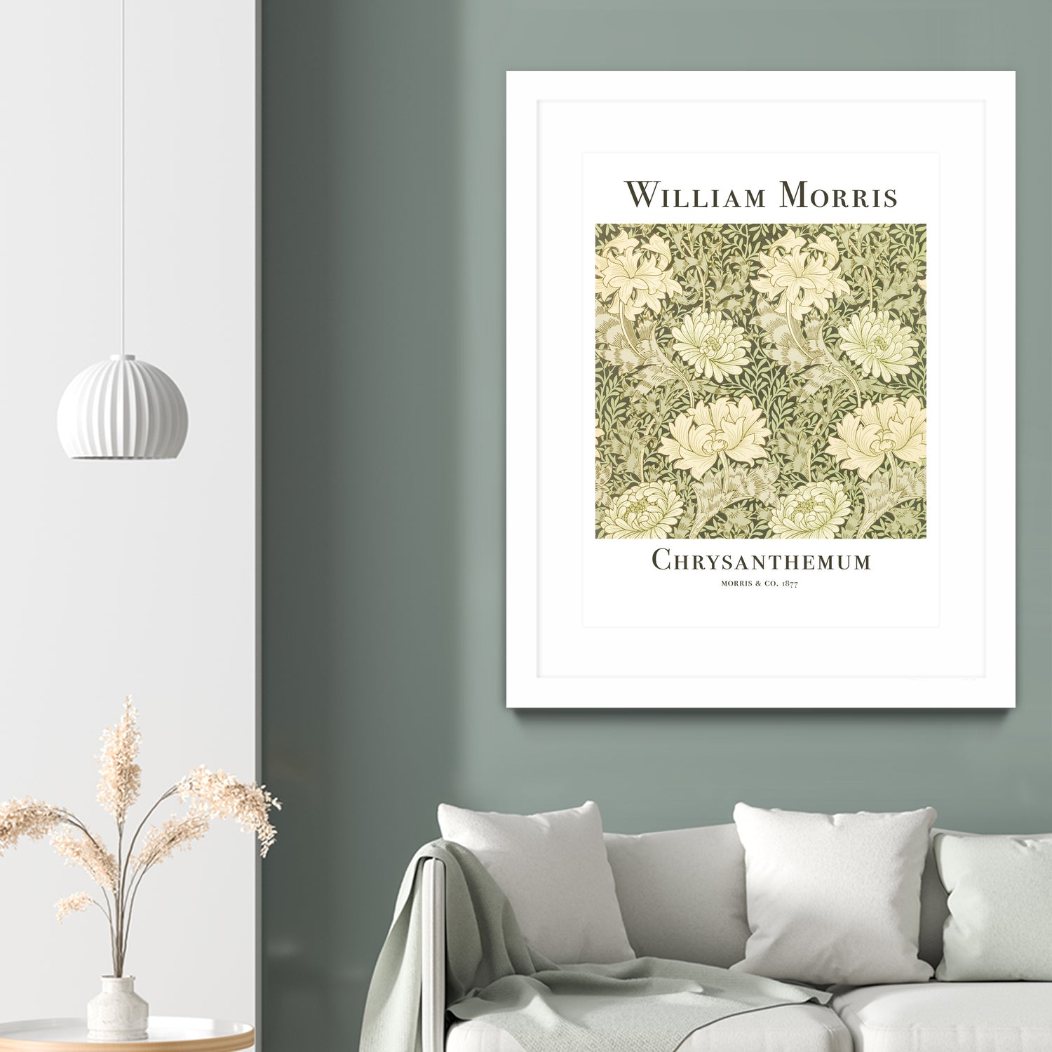Chrysanthemum by William Morris on GIANT ART - typography flowers and plants typography