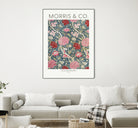 Cray by william Morris on GIANT ART - red botanical william morris