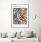 Cray by william Morris on GIANT ART - red botanical william morris