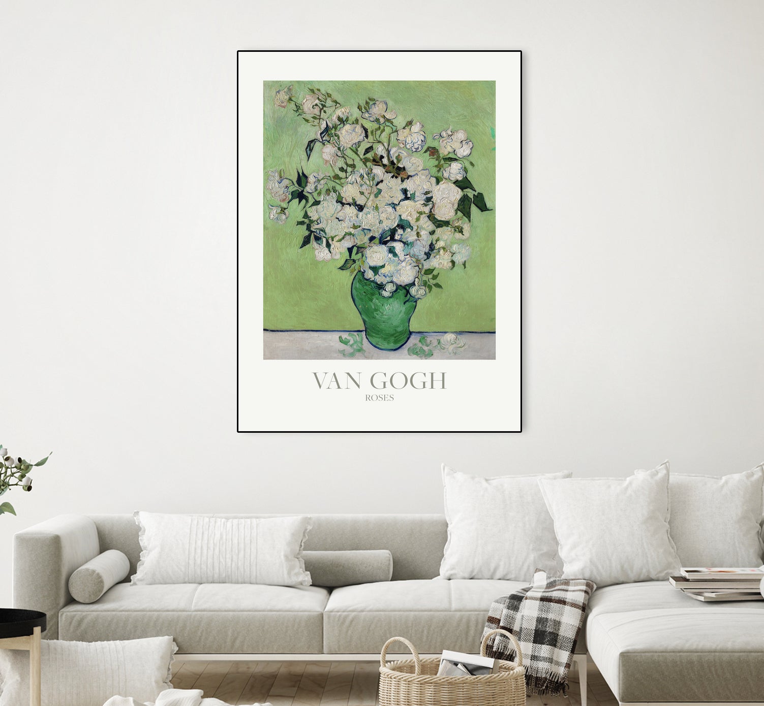 Roses by Vincent Van Gogh on GIANT ART - van gogh paintings van gogh