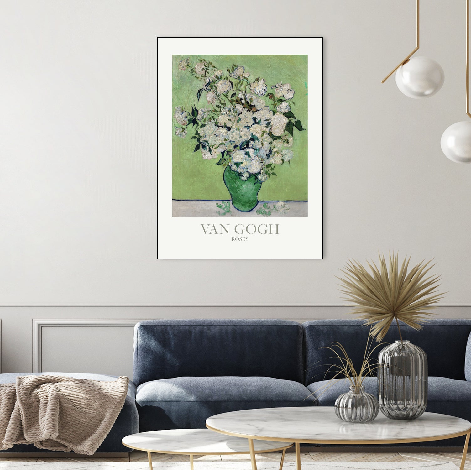 Roses by Vincent Van Gogh on GIANT ART - van gogh paintings van gogh