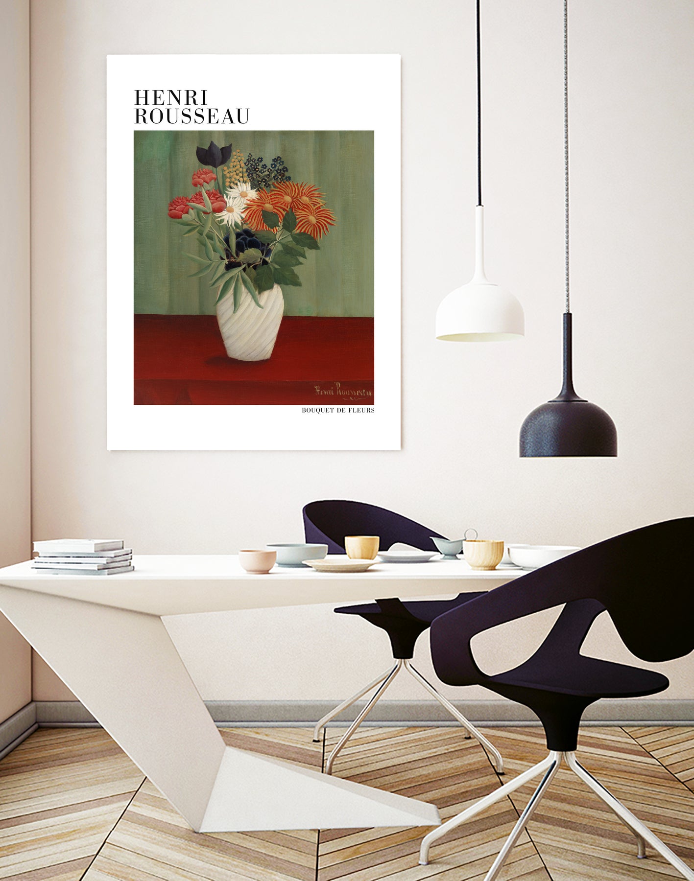 Bouquet De Fleurs by Henri Rousseau on GIANT ART - flower flowers and plants flower
