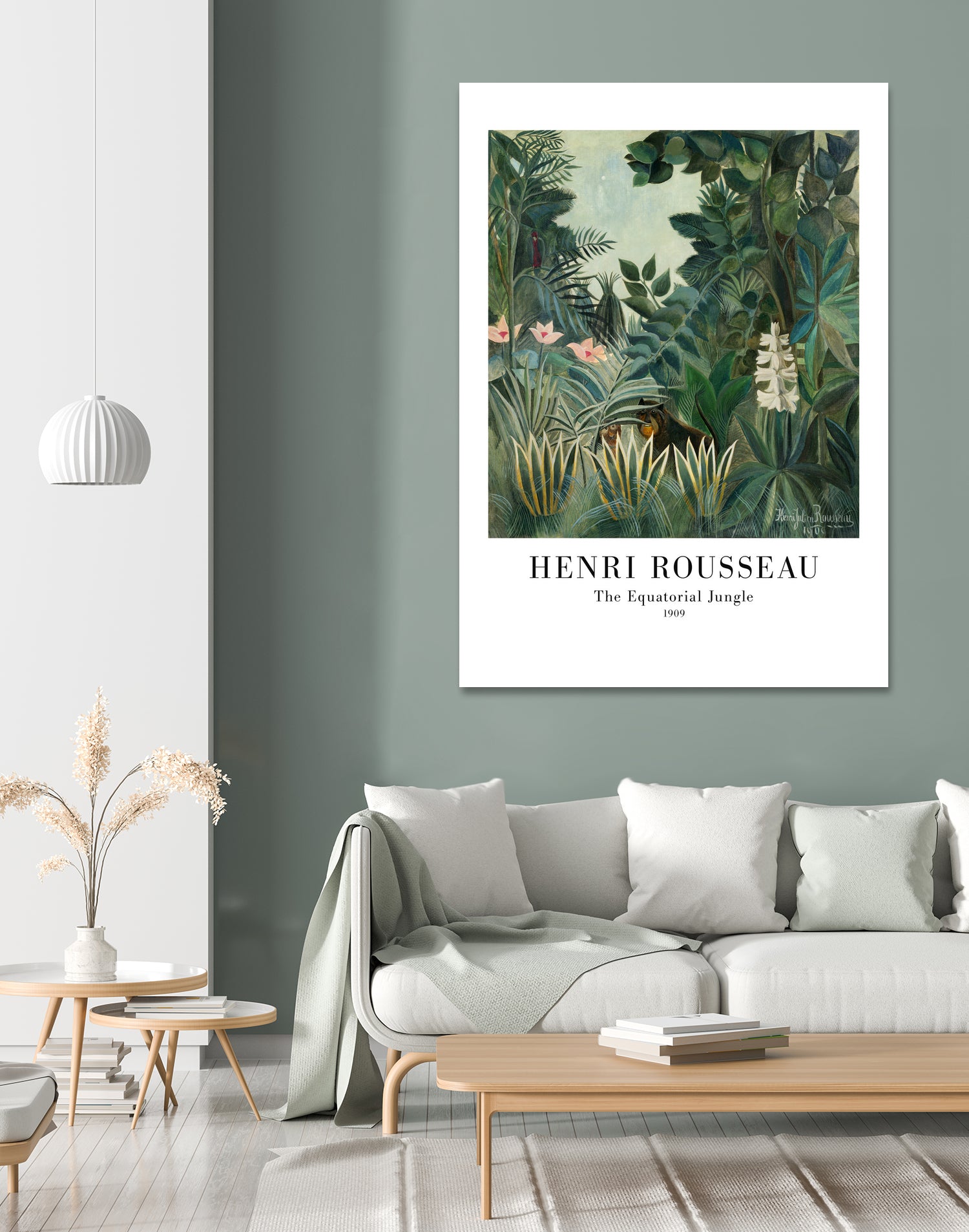 The Equatorial Jungle by Henri Rousseau on GIANT ART - henri rousseau nature and landscapes henri rousseau
