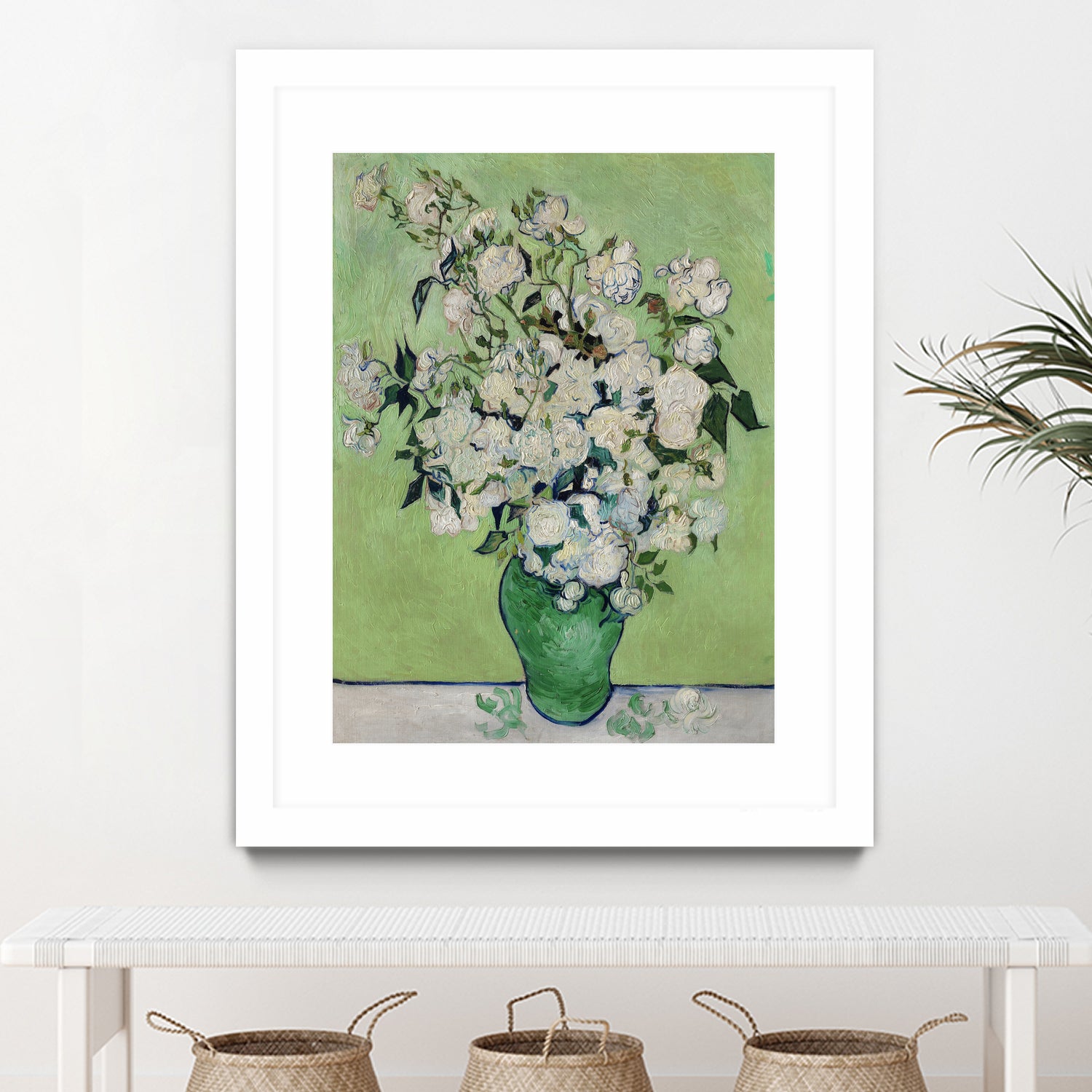 Roses by Vincent Van Gogh on GIANT ART - vincent van gogh paintings vincent van gogh