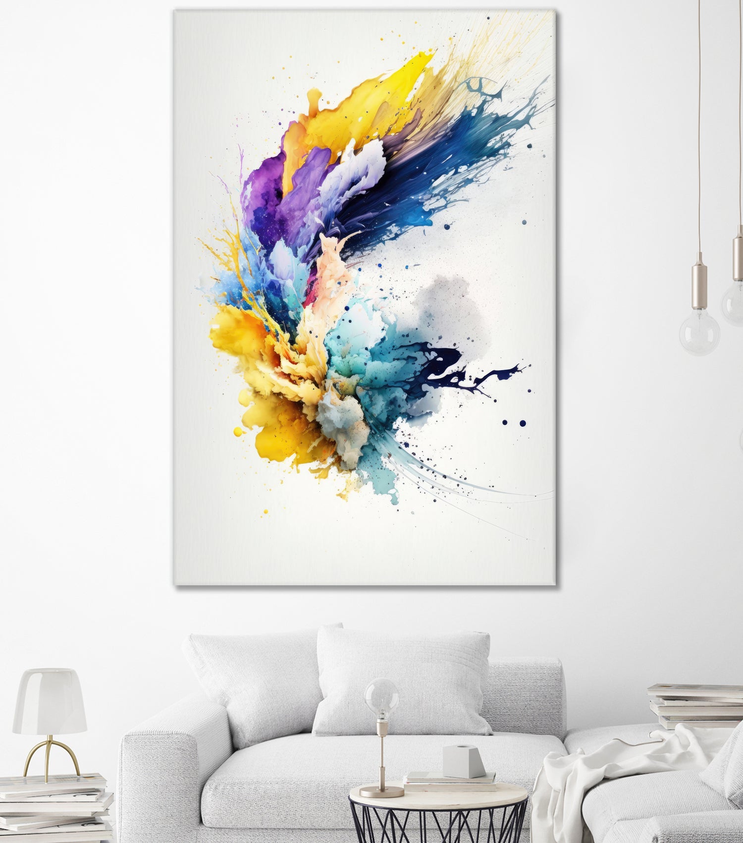 Mystic Fluidity by Mauro on GIANT ART - watercolors illustration watercolors