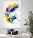 Mystic Fluidity by Mauro on GIANT ART - watercolors illustration watercolors