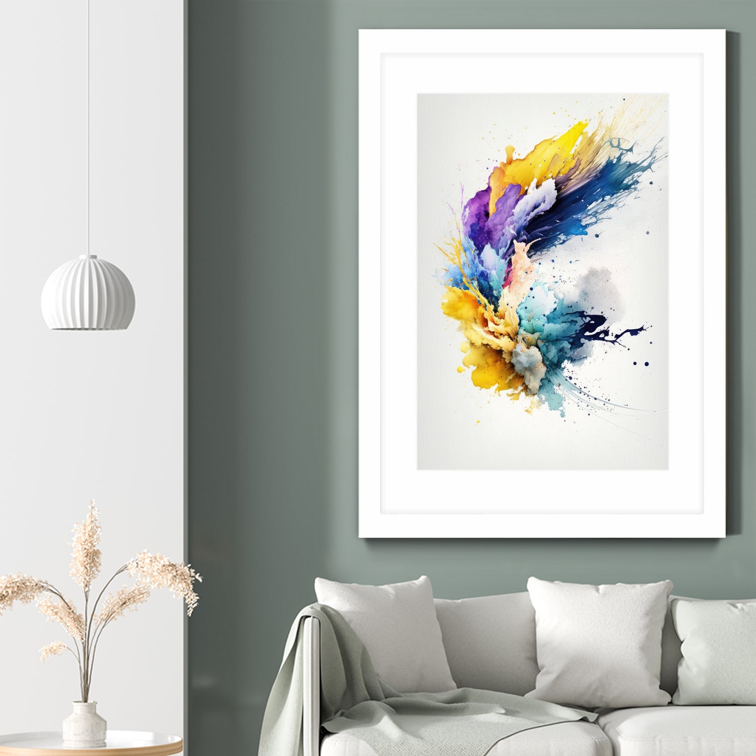 Mystic Fluidity by Mauro on GIANT ART - watercolors illustration watercolors