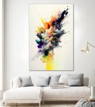 Colorful Explosion by Mauro on GIANT ART - splatter illustration splatter
