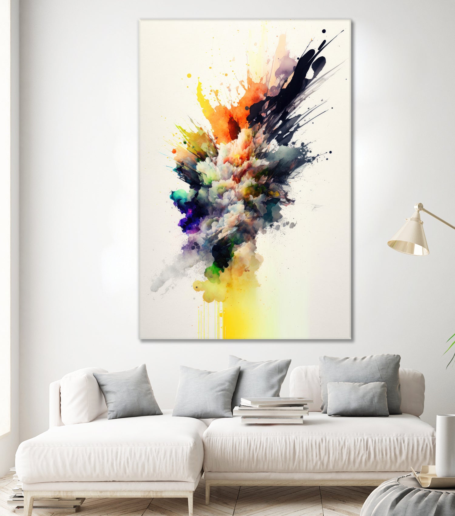 Colorful Explosion by Mauro on GIANT ART - splatter illustration splatter