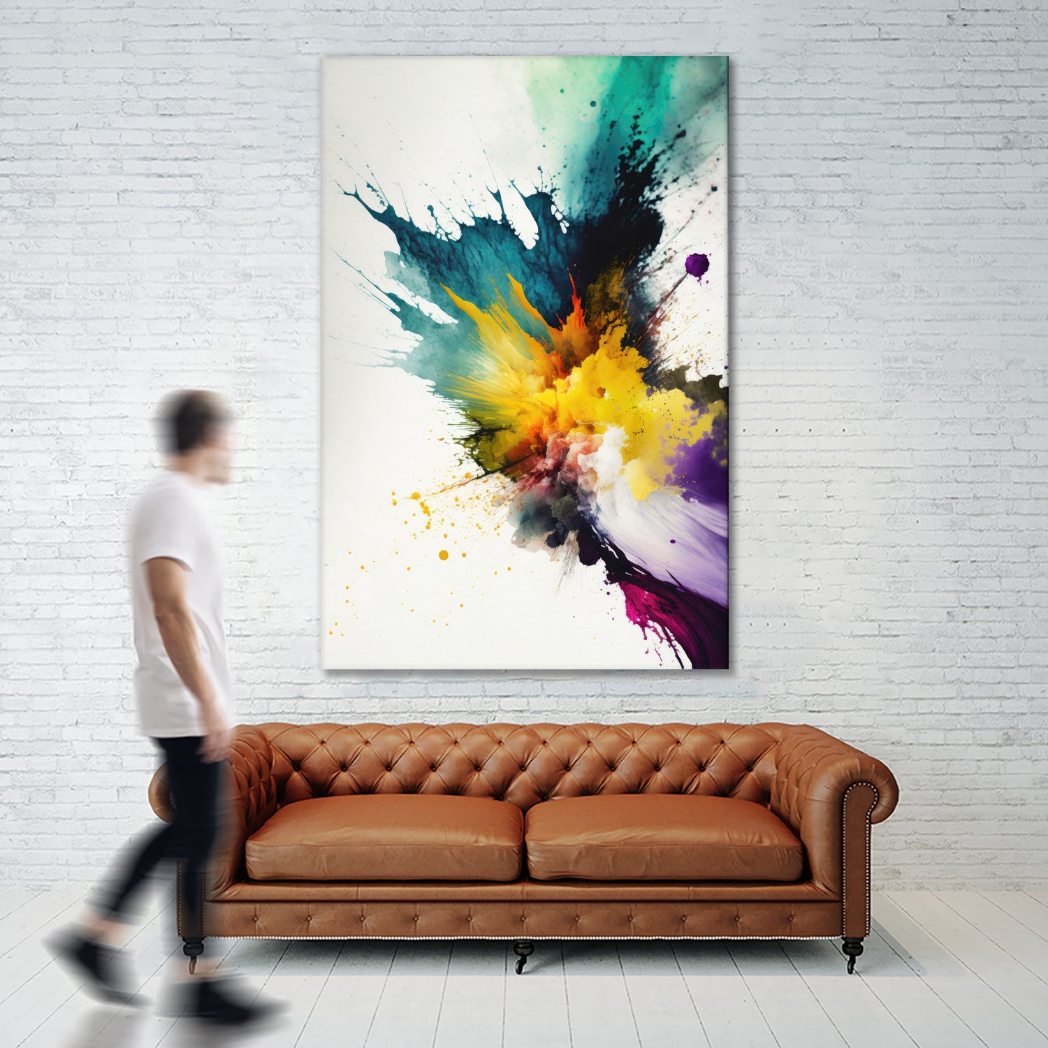 Chromatic Chaos by Mauro on GIANT ART - vibrant artwork illustration vibrant artwork